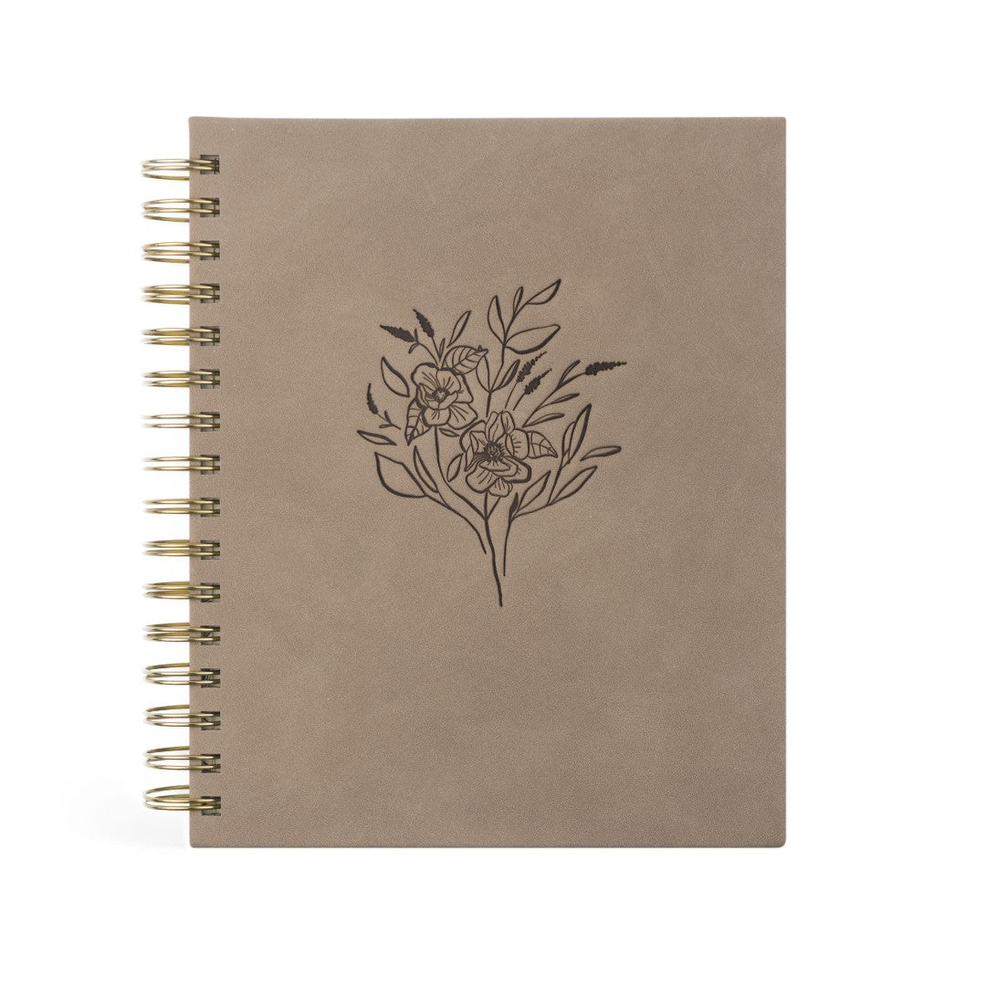 12-Month Undated Planner: Marlo Design, Spiral - Re-vived