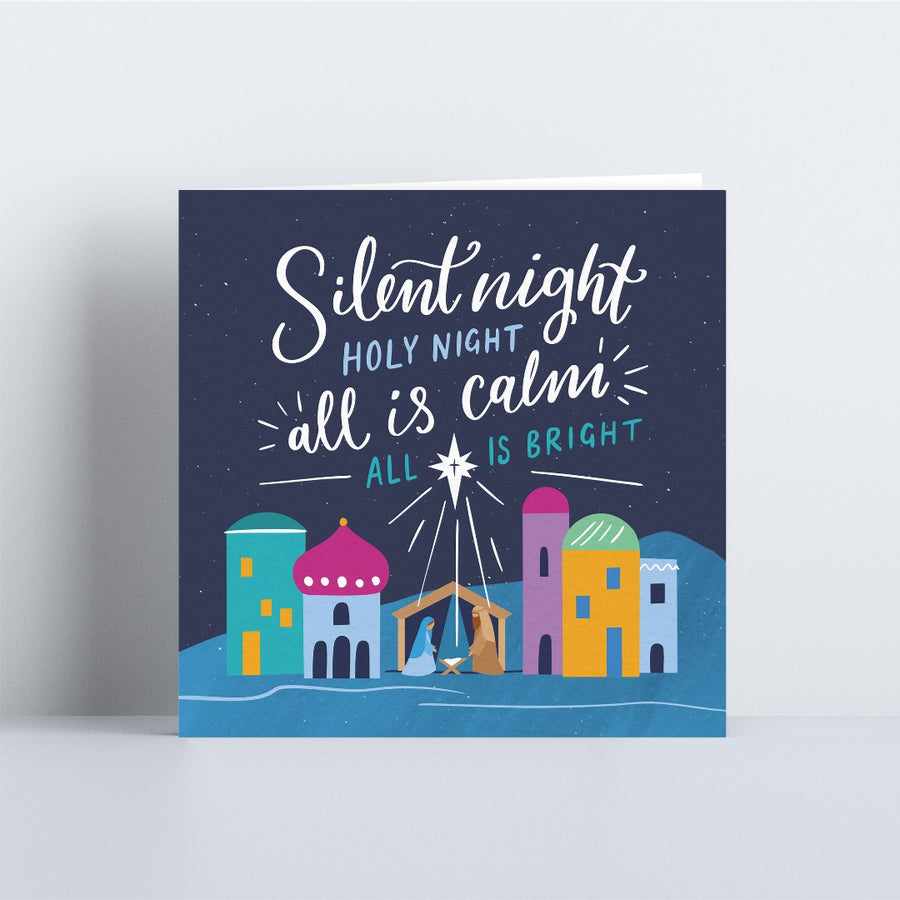 Silent Night - Christmas Card - Re-vived
