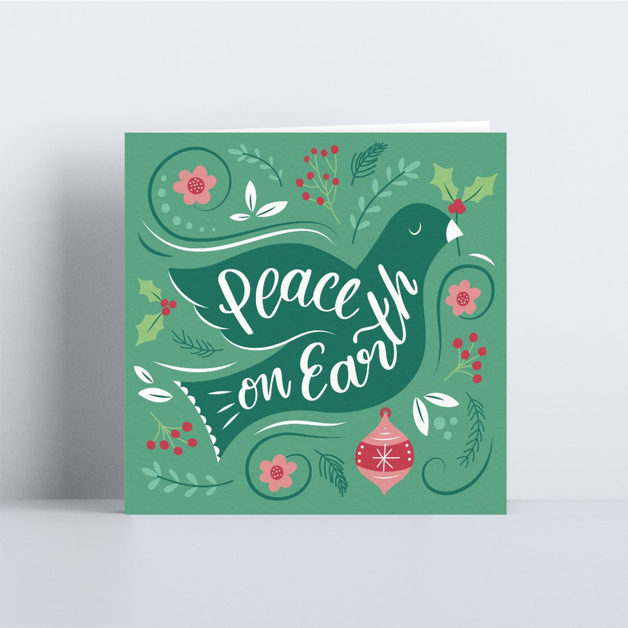 Peace On Earth - Christmas Card - Re-vived