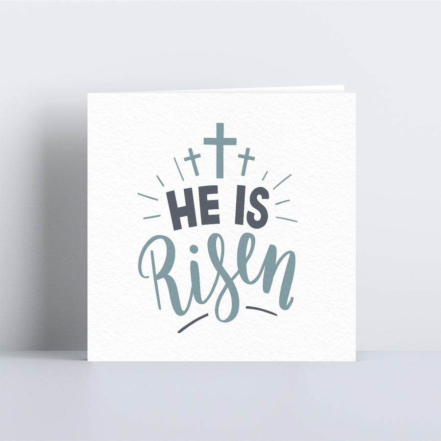 He Is Risen Easter Card - Re-vived