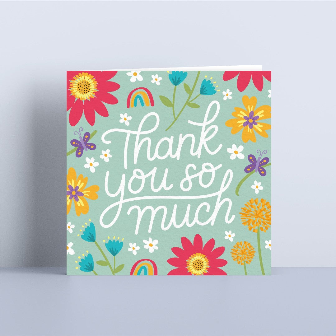 Thank You So Much Card - Re-vived