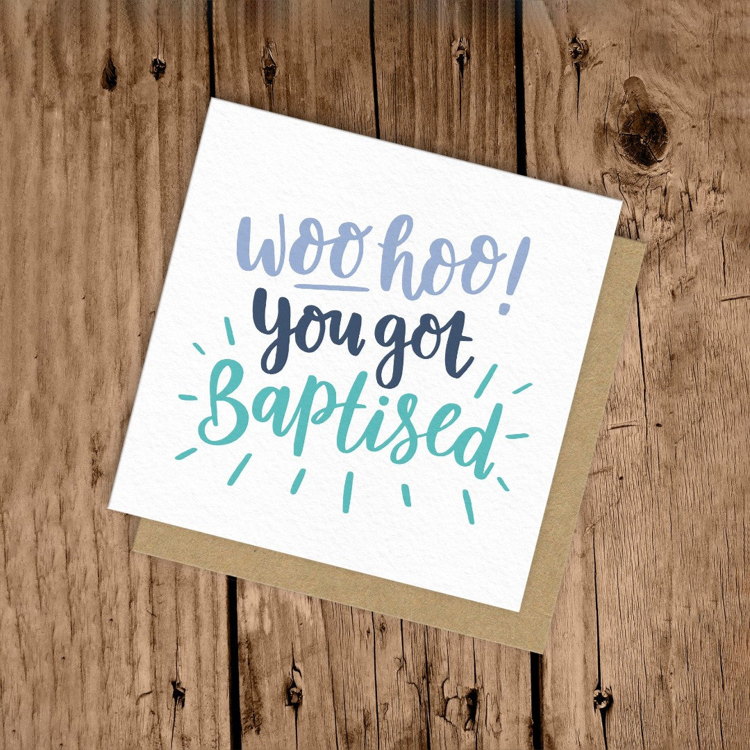 Woohoo Baptism Card - Re-vived