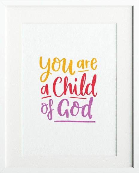 Child Of God A5 Print - Re-vived