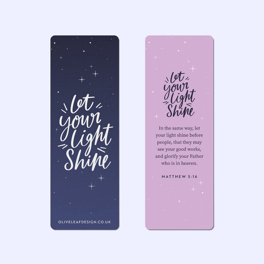 Let Your Light Shine Bookmark - Re-vived