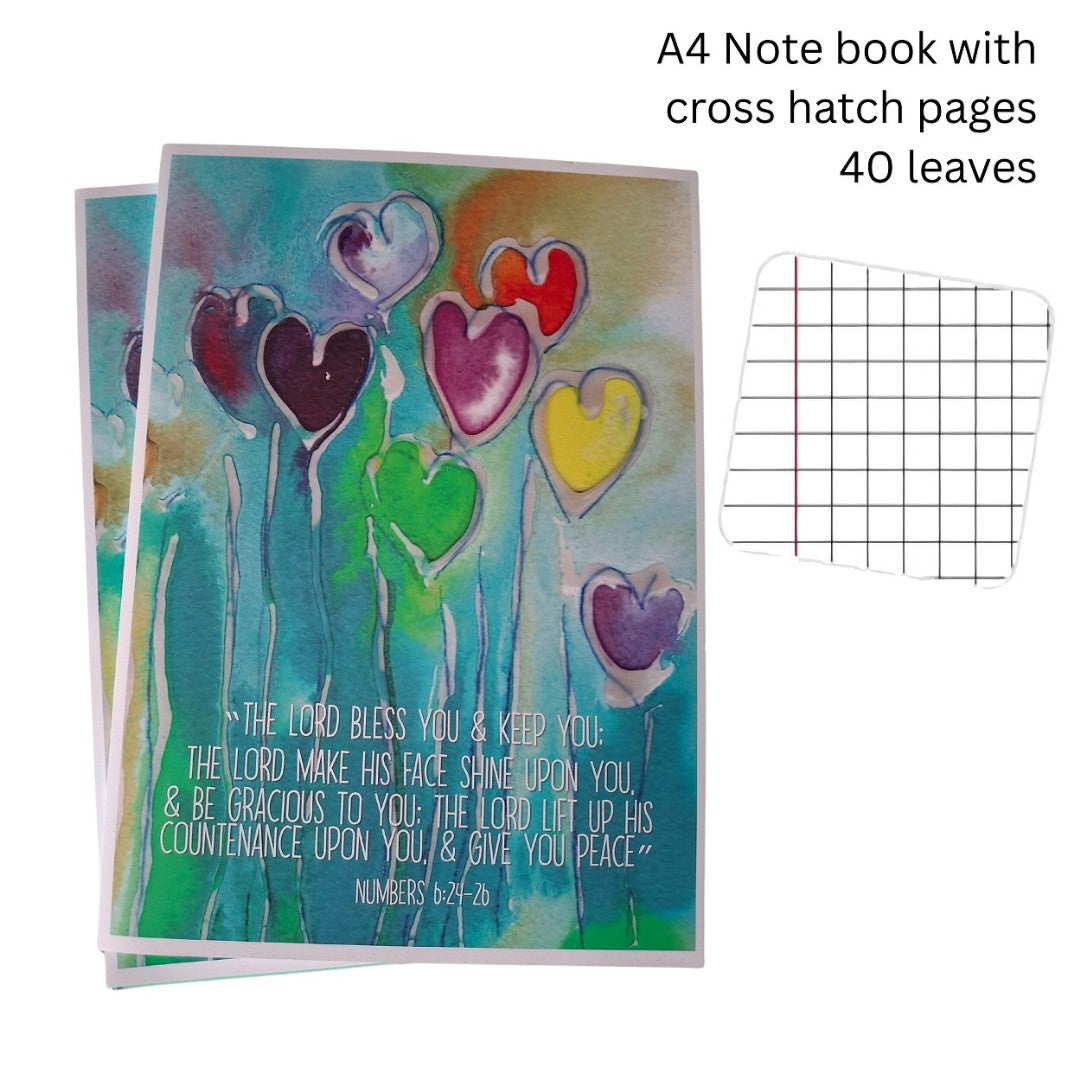 Crossline Notebook A4 Cross Grid Notebook – Re-vived