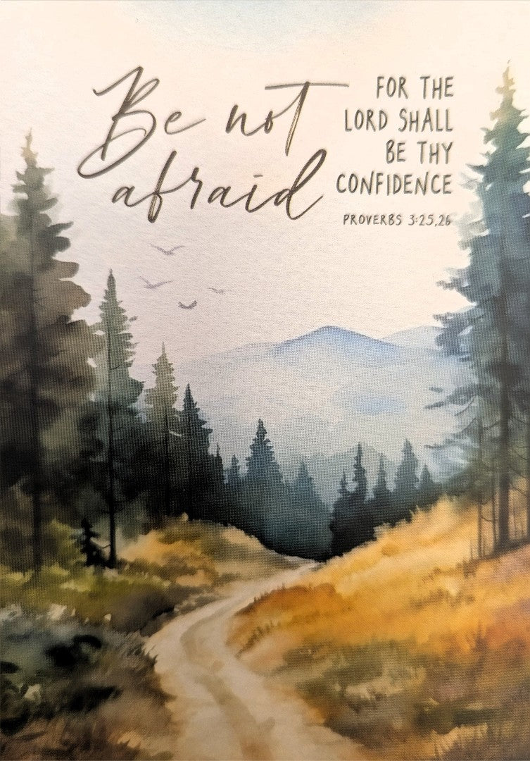 Be Not Afraid (Forest Path) Bible Card - Re-vived