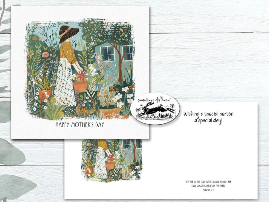 Gardening Mother's Day Card - Re-vived