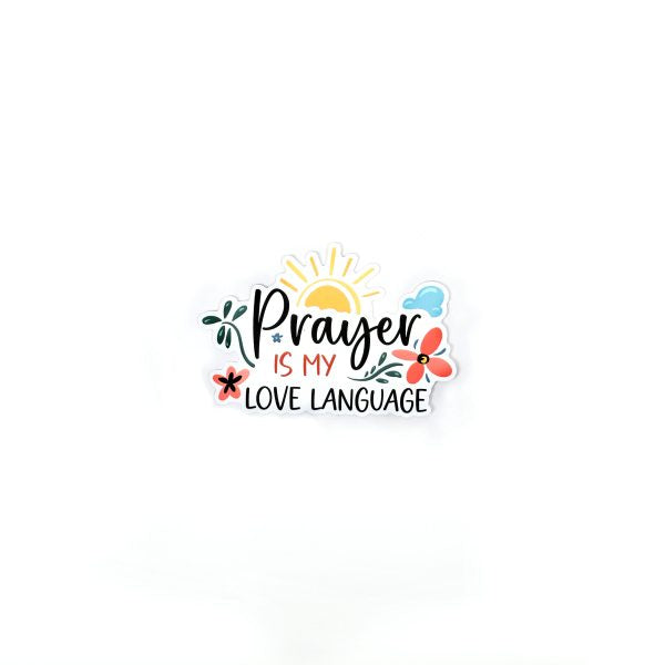 Sticker Vinyl - Prayer Love Language (Pack of 5)