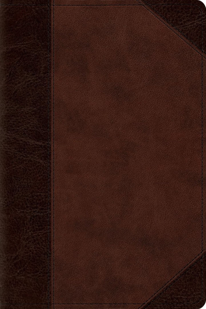 ESV Personal Size Reference Bible, Trutone, Brown/Walnut