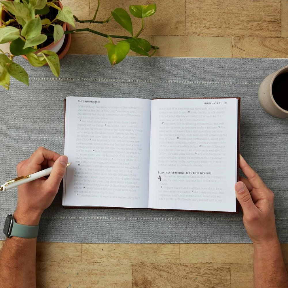 NKJV New Testament, Tracing Edition, Gray - Re-vived