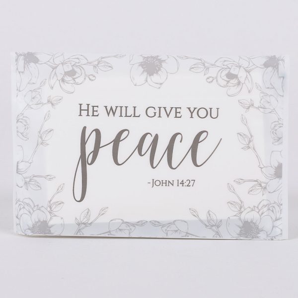 Tissues - He Will Give You Peace (Pack of 12)