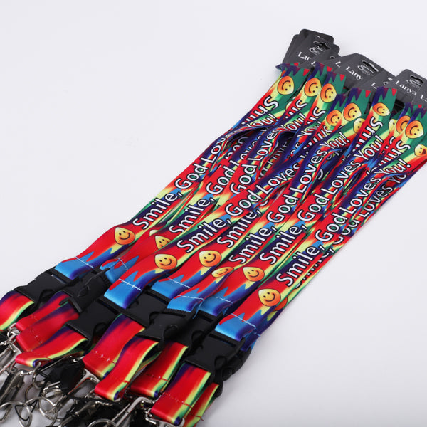 Lanyard Smaile God Loves You (Pack of 12)