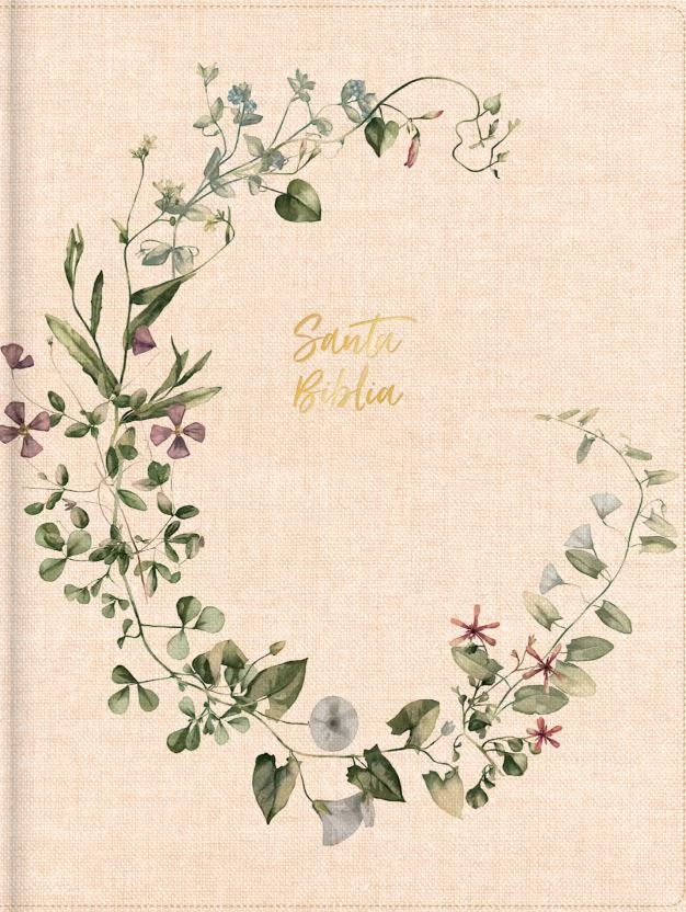 RVR 1960 Biblia De Apuntes Edición Ilustrada, Crema