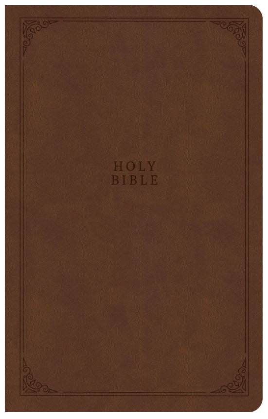 CSB Premium Gift Bible, Easy-to-Read Optimal Type, Brown