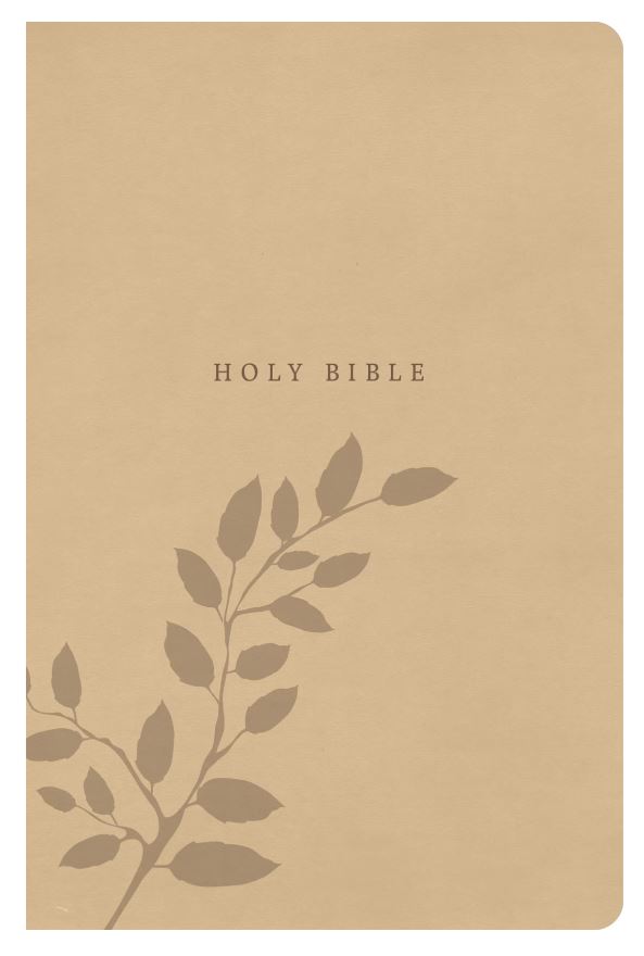 CSB Large Print Compact Reference Bible, Camel