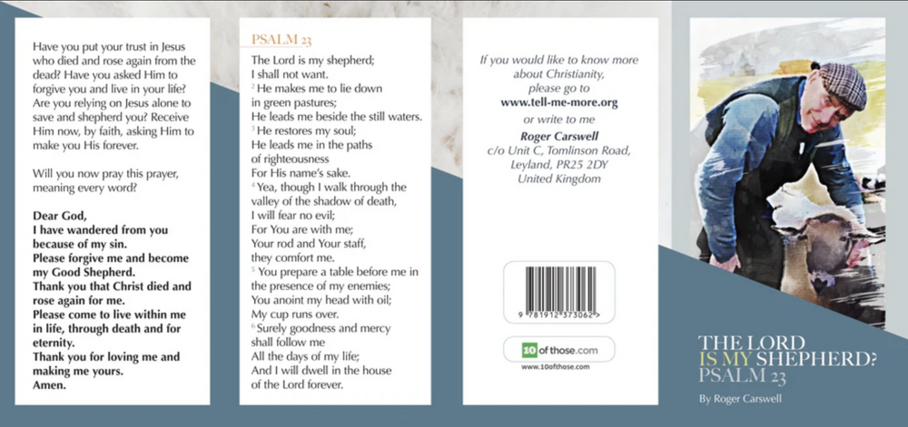 The Lord Is My Shepherd? Psalm 23 Tract - Re-vived