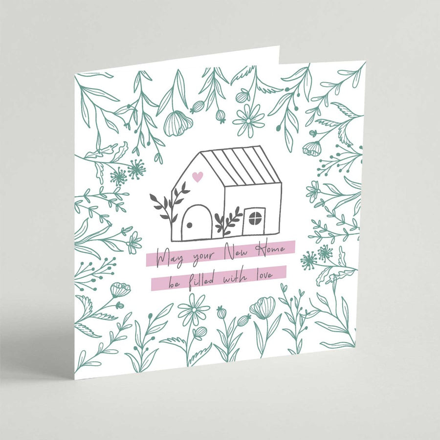 May Your New Home Be Filled With Love Square Card