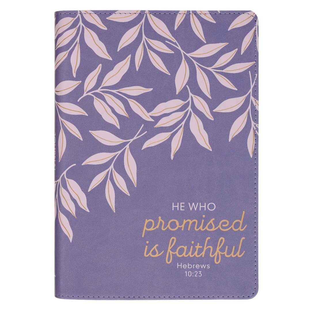 Faithful Promise Lavender Faux Leather Classic Journal