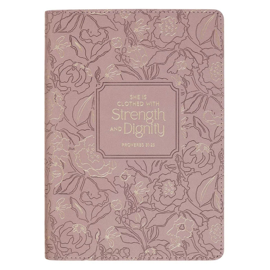 Strength and Dignity Dusty Faux Leather Classic Journal