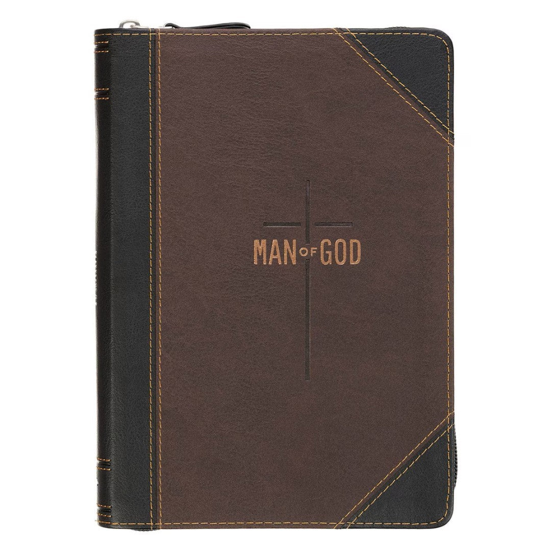 Man of God Classic Journal with Zipper Closure