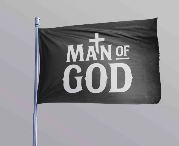 Flag Man of God - 3ft x 5ft