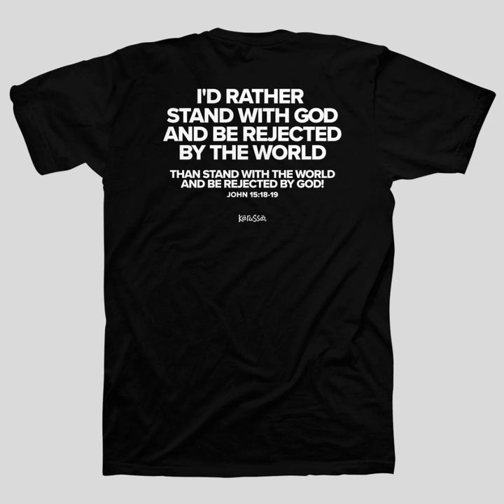 I Stand With God T-Shirt Medium