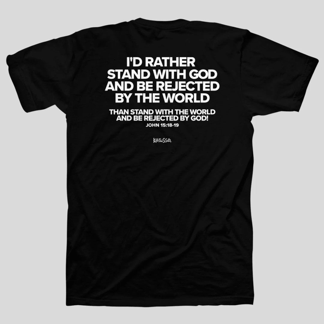 I Stand With God T-Shirt Large