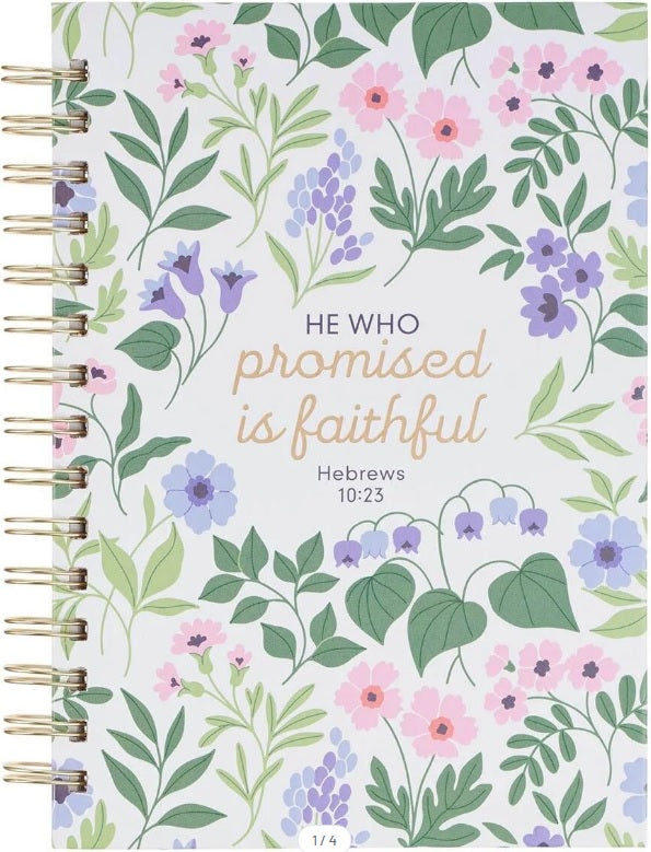 Inspirational Journal, He Who Promised Wide Ruled Notebook