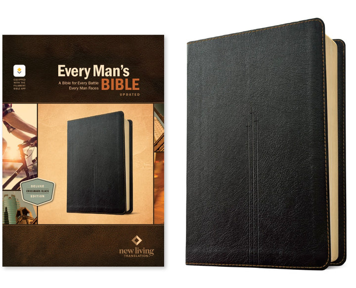 NLT Every Man's Bible, Filament Enabled, Black