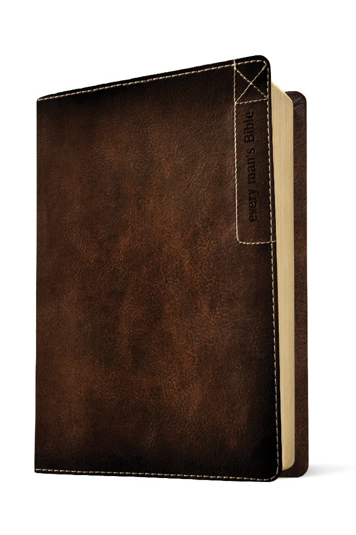 NLT Every Man's Bible, Deluxe Explorer Edition, Brown