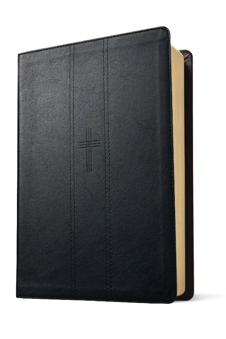 NLT Every Man's Bible, Large Print, Black