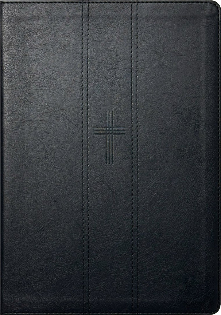 NLT Every Man's Bible, Large Print, Black, Indexed