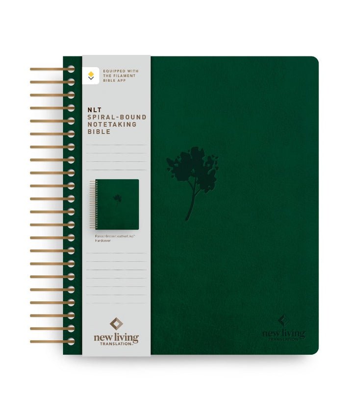 NLT Spiral-Bound Notetaking Bible, Filament Enabled