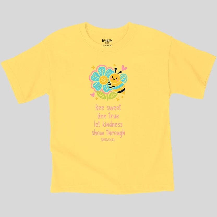 Bee Sweet & True Kids T-Shirt X-Small