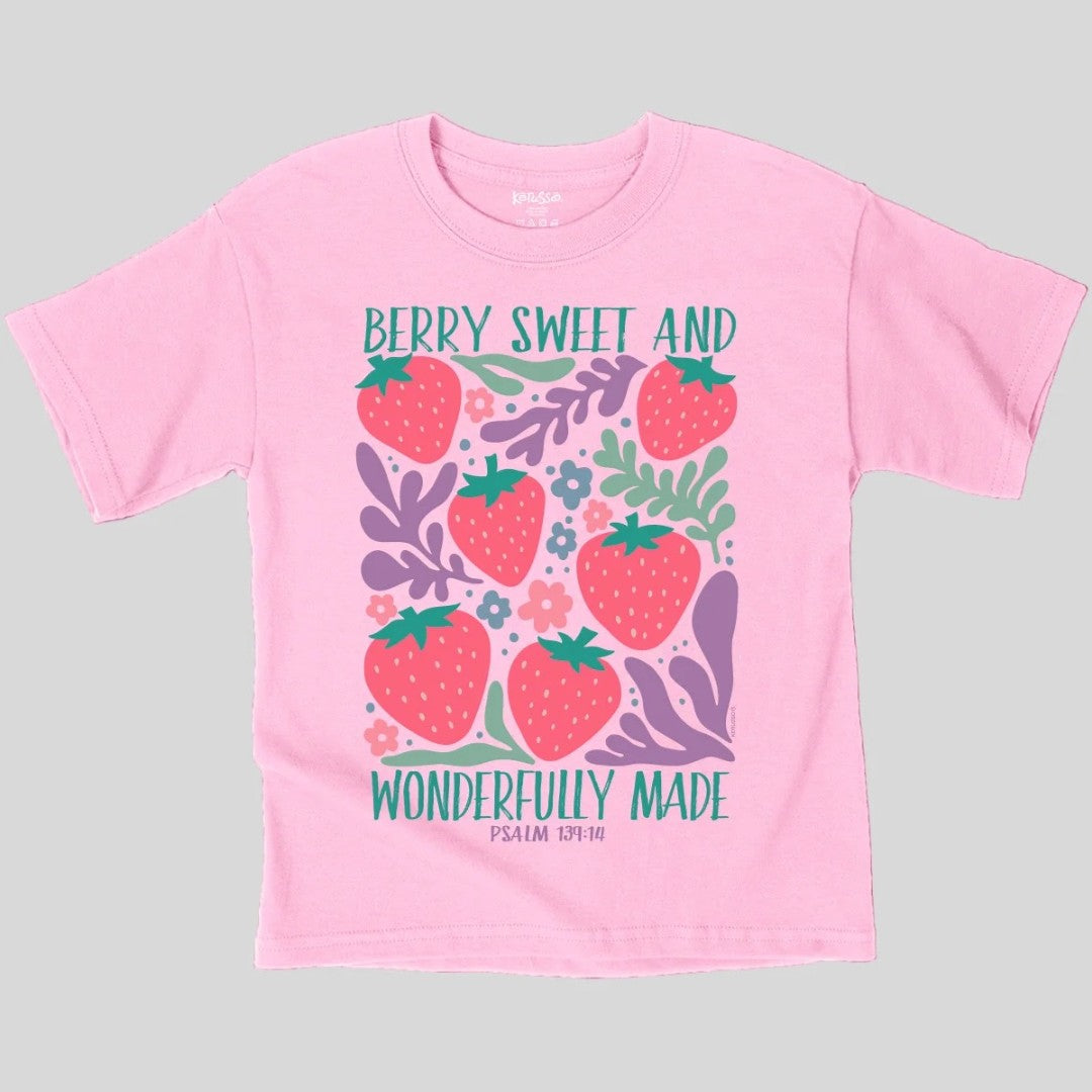 Strawberries Kids T-Shirt Medium