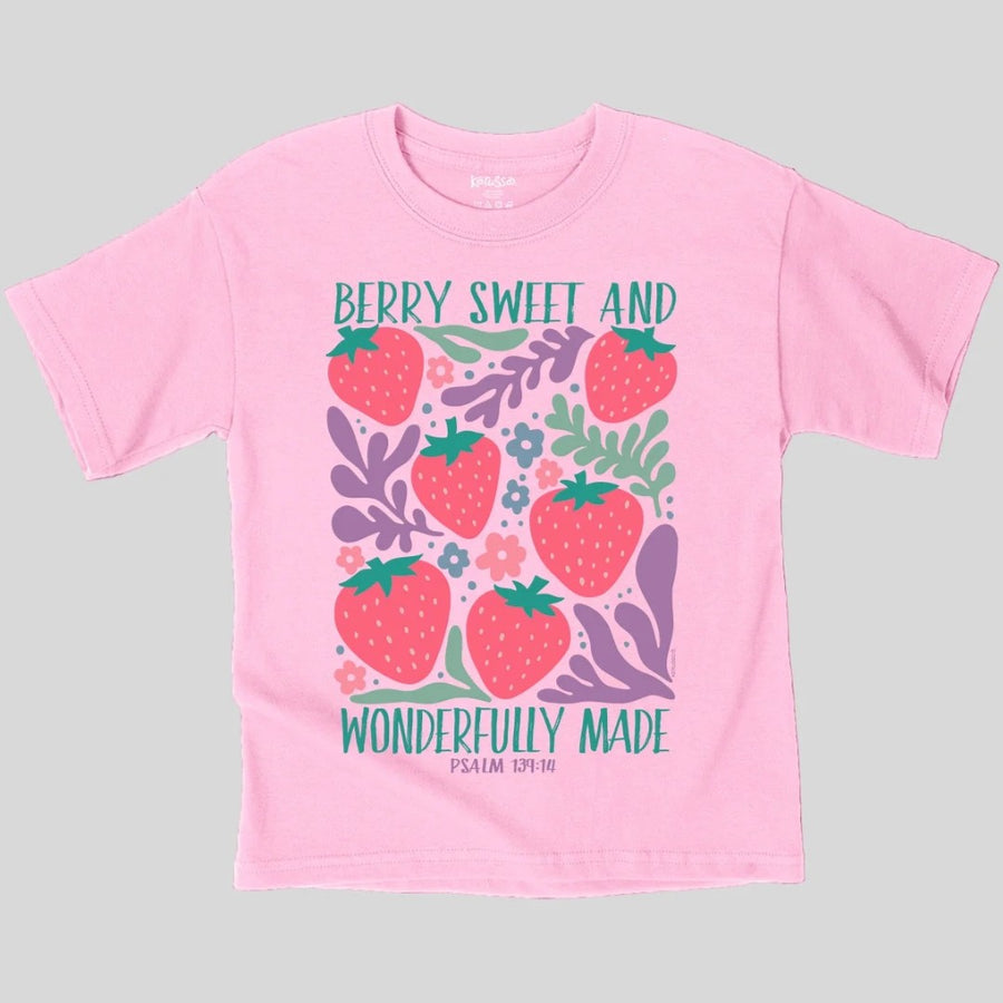 Strawberries Kids T-Shirt Large