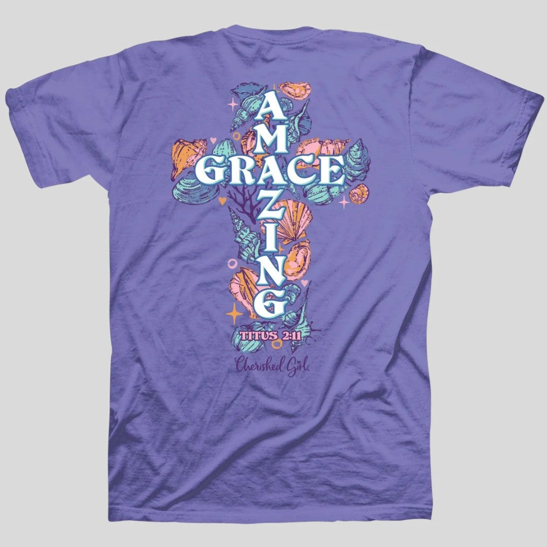Amazing Grace Shells Cherished Girl T-Shirt Small