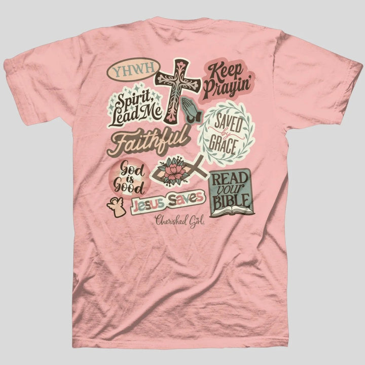 Stickers Cherished Girl T-Shirt XL