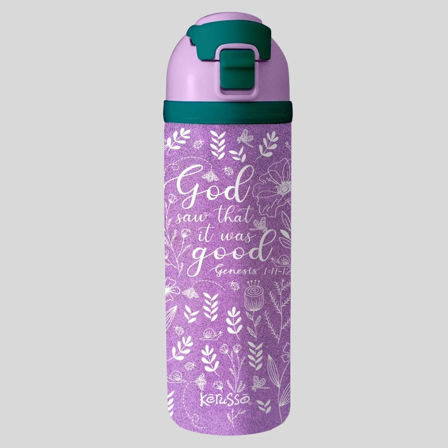 It Was Good Glitter - 24oz Stainless Steel Flip Top Bottle