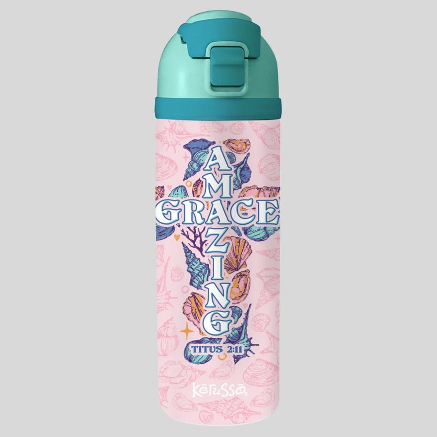 Amazing Grace Shells - 24oz Stainless Steel Flip Top Bottle