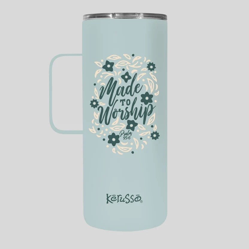 Made to Worship - 22oz Stainless Steel Mug with Handle