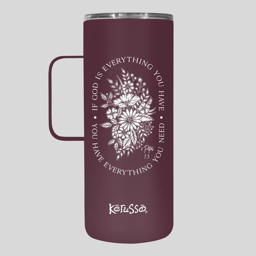 God is Everything - 22oz Stainless Steel Mug with Handle