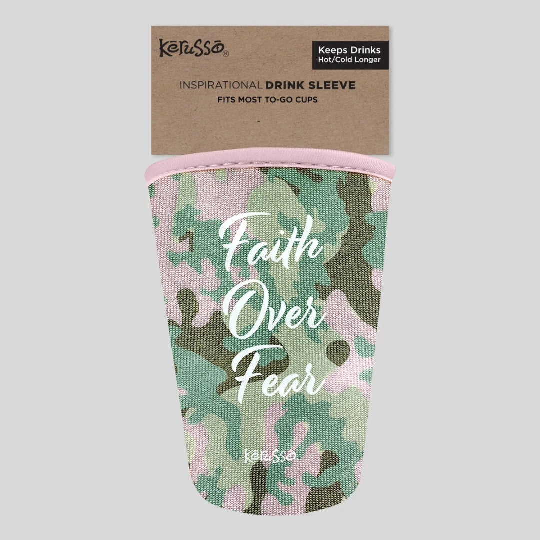 Faith Over Fear - Neoprene Drink Sleeve