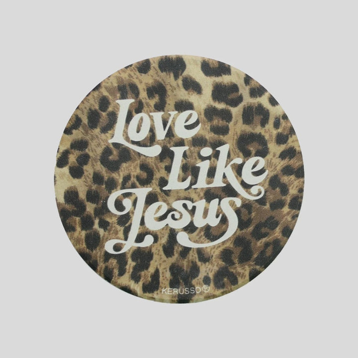 Love Like Jesus - Car Coaster