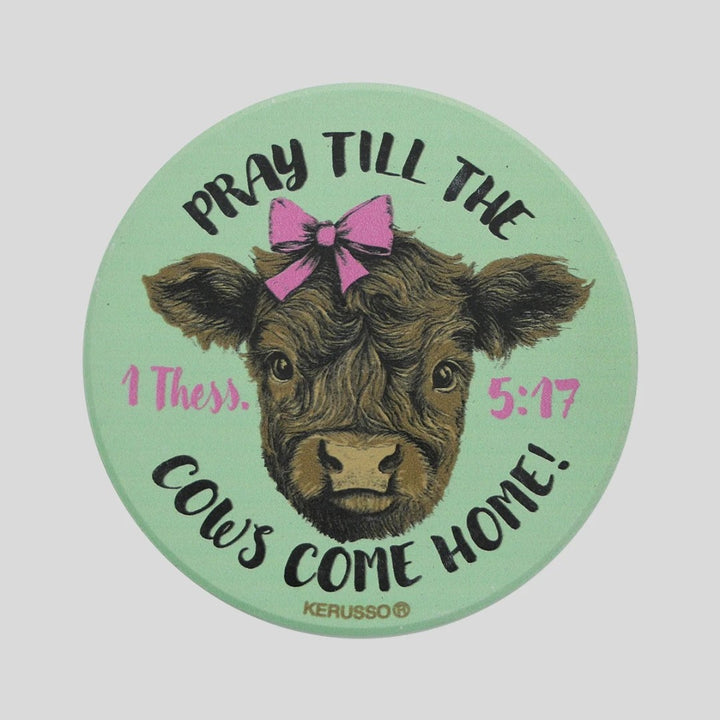 Highland Cow - Car Coaster