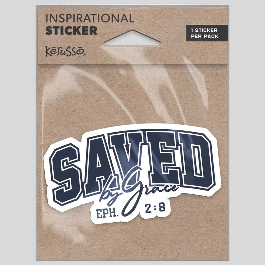 Saved By Grace Sticker