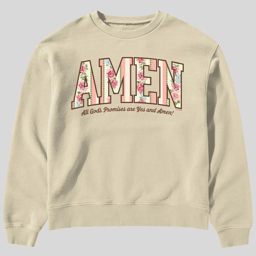 Amen Boxy Crew Fleece Small
