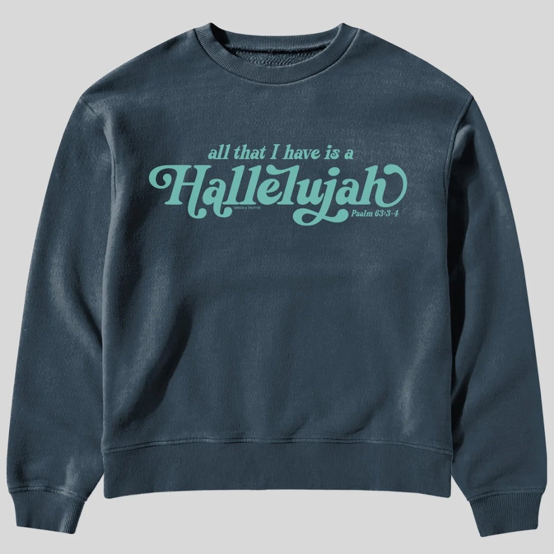 Hallelujah Boxy Crew Fleece Small