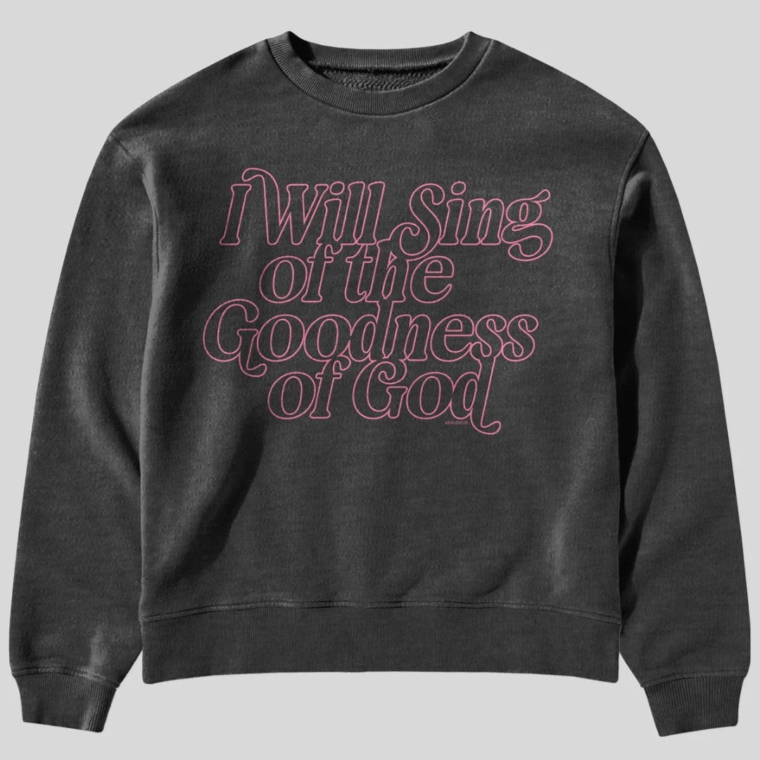 I Will Sing Boxy Crew Fleece Medium