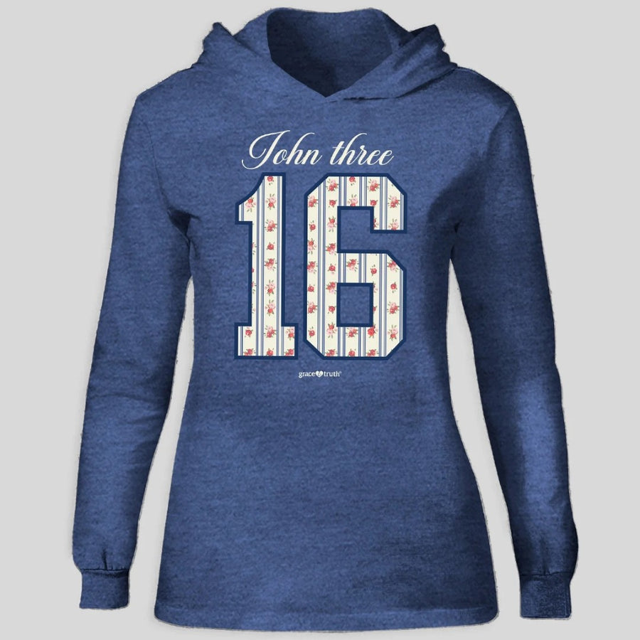 John 3:16 Hoody Tee Small
